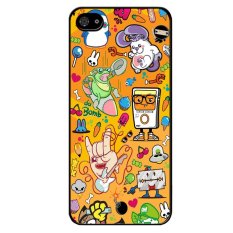 Y&M Comic Fashion Pattern Cell Phone Cases For iPhone 5/5s (Multicolor)