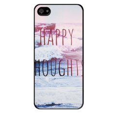 Y&M Happy Thought Pattern Cover Case For iPhone 5/5s (Multicolor)