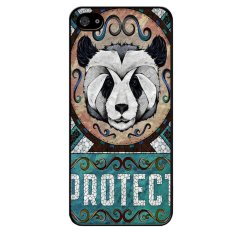 Y&M Panda Head Pattern Covers Cases For iPhone 5/5s (Multicolor)