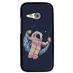 Y&M Unique Anstronaut Sitting on the Moon Phone Case for HTC M8 Mini Multicolor - Intl