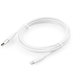Yellowknife MFI Certified 8-Pin USB Data Sync & Charging Cable for IPHONE / IPAD - White (2m / 6ft)
