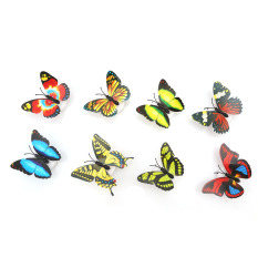 Yingwei 10pcs/set Changing Multi Color Butterfly LED Night Light Home Decor Lamp - Intl