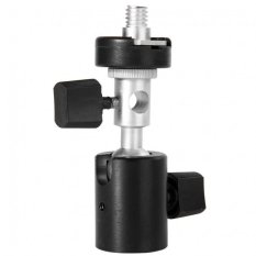 YongNuo Light Stand Bracket C 360 Swivel Flash 1/4 3/8 Tripod Umbrella Holder Light Stand Support For Almost Standard Flash Unites Except Sony and Minolta Flash - Intl