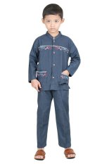 Zeintin Baju Koko Anak QW60 - Biru Dongker