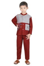 Zeintin Baju Koko Anak QW61 – Maroon
