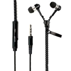 Zipper Ear Headphones for Mobile Phone Computer MP3 and MP4 (Intl)