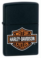 Zippo 218HD H252 Harley Davidson Black Original USA