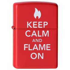 Zippo Original Keep Calm and Flame On