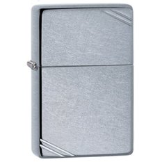 Zippo Original Vintage Street Chrome with Slashes