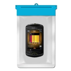 Zoe Sony Ericsson Live with Walkman Waterproof Bag Case - Biru