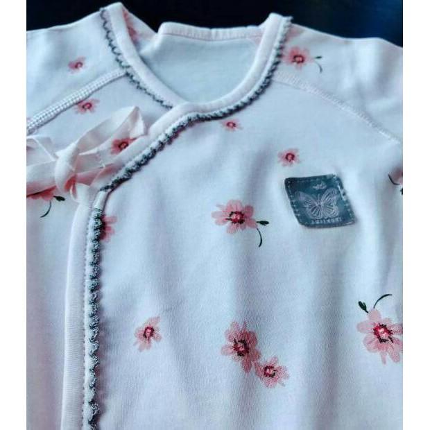 PROMO SALE - BAJU BAYI BAJU BABY BAJU TIDUR BAYI JUMPER KIMONO PINK FLOWER F001