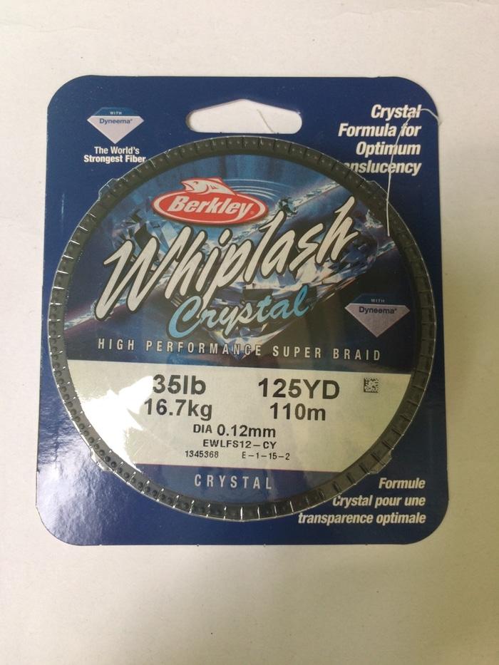 BERKLEY WHIPLASH CRYSTAL 35LB 125YD - 3MXQLq