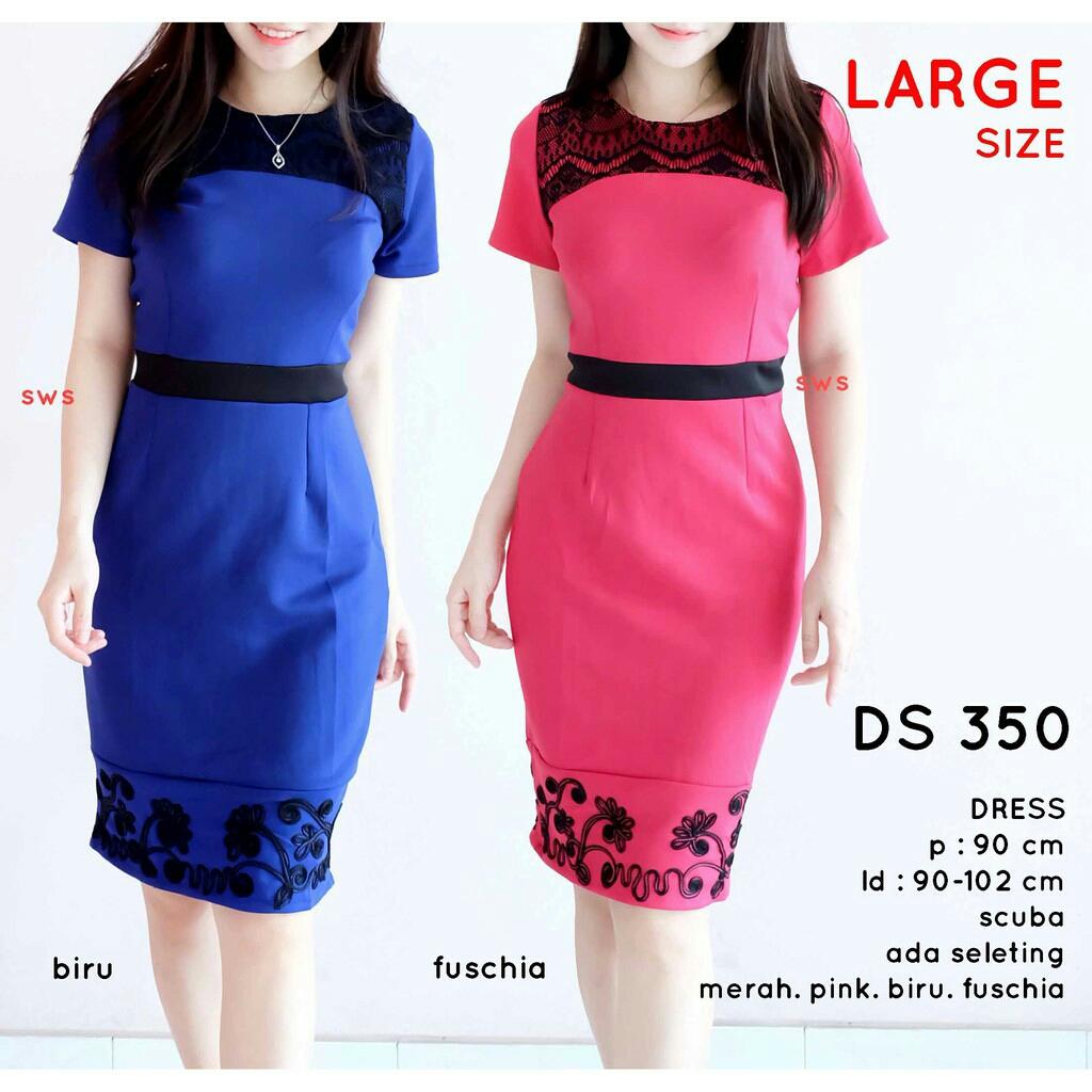 ALdera Dress Pesta Wanita Peplum Cutout Sepan DS350