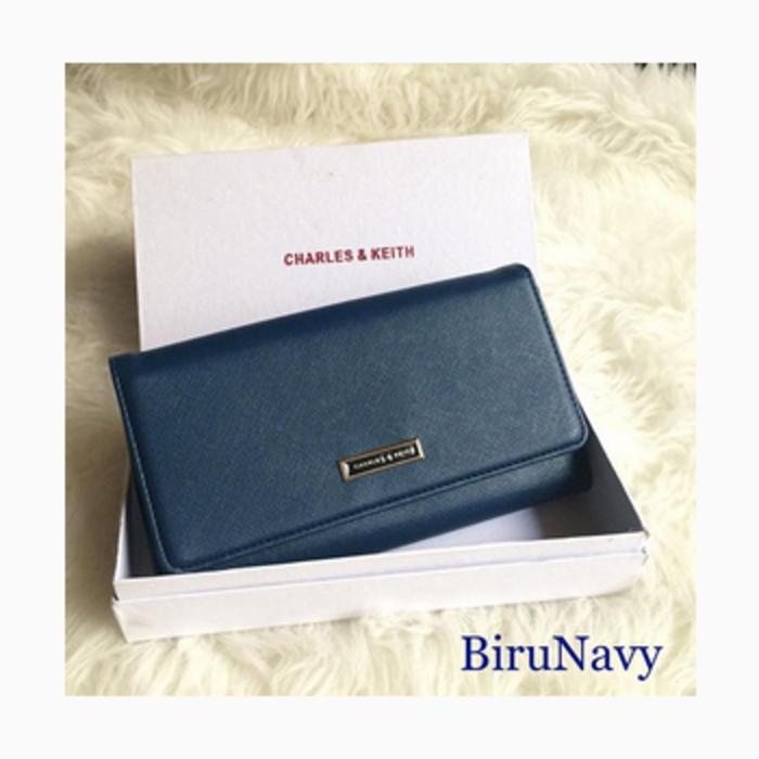 DOMPET CHARLES KEITH Biru Navy | Dompet Wanita | Dompet Murah - G59OES