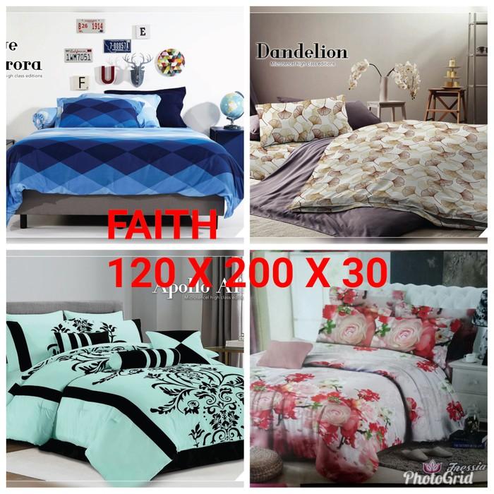 SPREI HOTEL PUTIH / WARNA 120 X 200 X 30 BAHAN MICROTENCEL (KATUN JPN) - SPREIQKFGOS