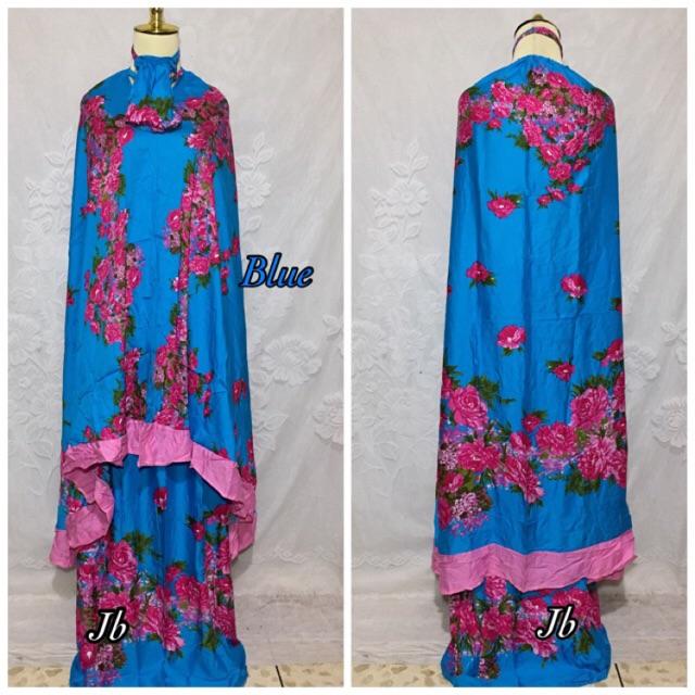Promo Mukena Bali Jumbo Best Seller 2 Biru