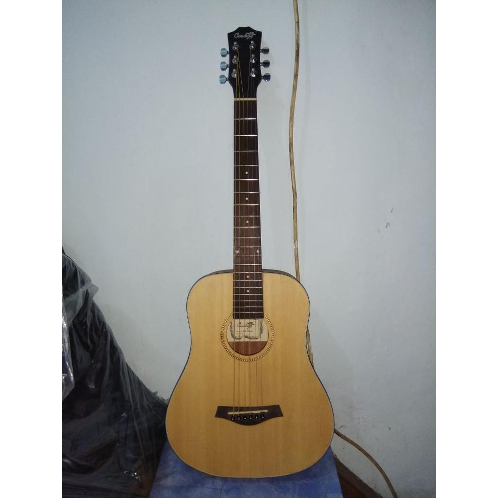 Gitar Akustik Cowboy 3 Per 4 Natural Jakarta Murah