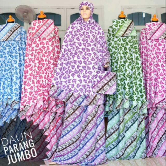 Mukwna daun parang jumbo.Grosir mukena rayon murah GROSIR KLIK 5x