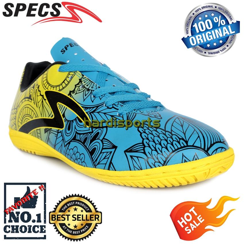 Sepatu Futsal Pria Specs Flora IN 400592 - Spot Yellow Sepatu Futsal Pria Specs Flora IN 400592 - Spot Yellow