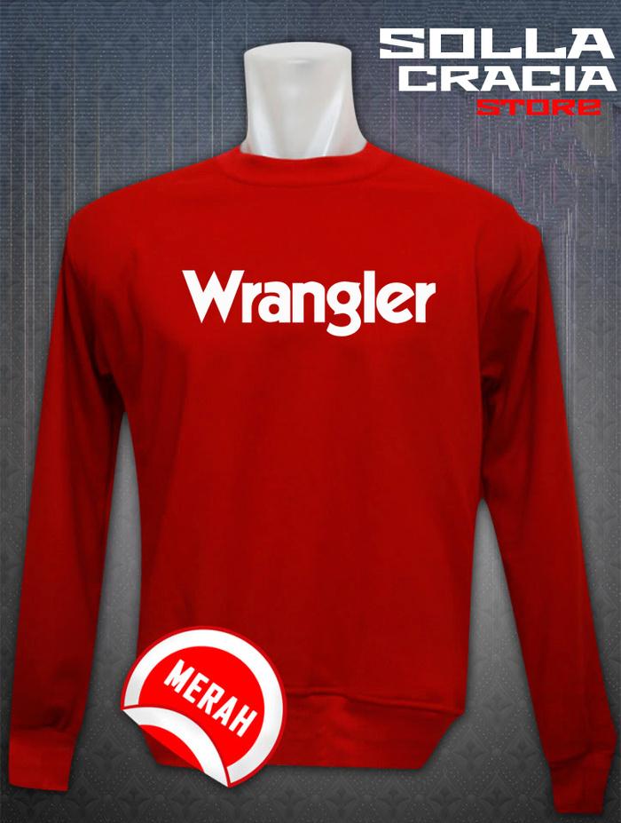 JAKET SWEATER WRANGLER MERAH