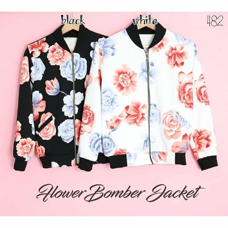 KING_FASHION JACKET BOMBER FURLA PUTIH