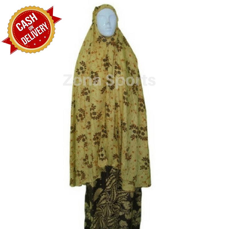Zona Sports Mukena Dewasa Batik Mewah / Bukan Mukenah Katun Jepang Bali Prada Putih dan Couple / Rukuh Wanita Bukan Bordir - MS - BISA COD