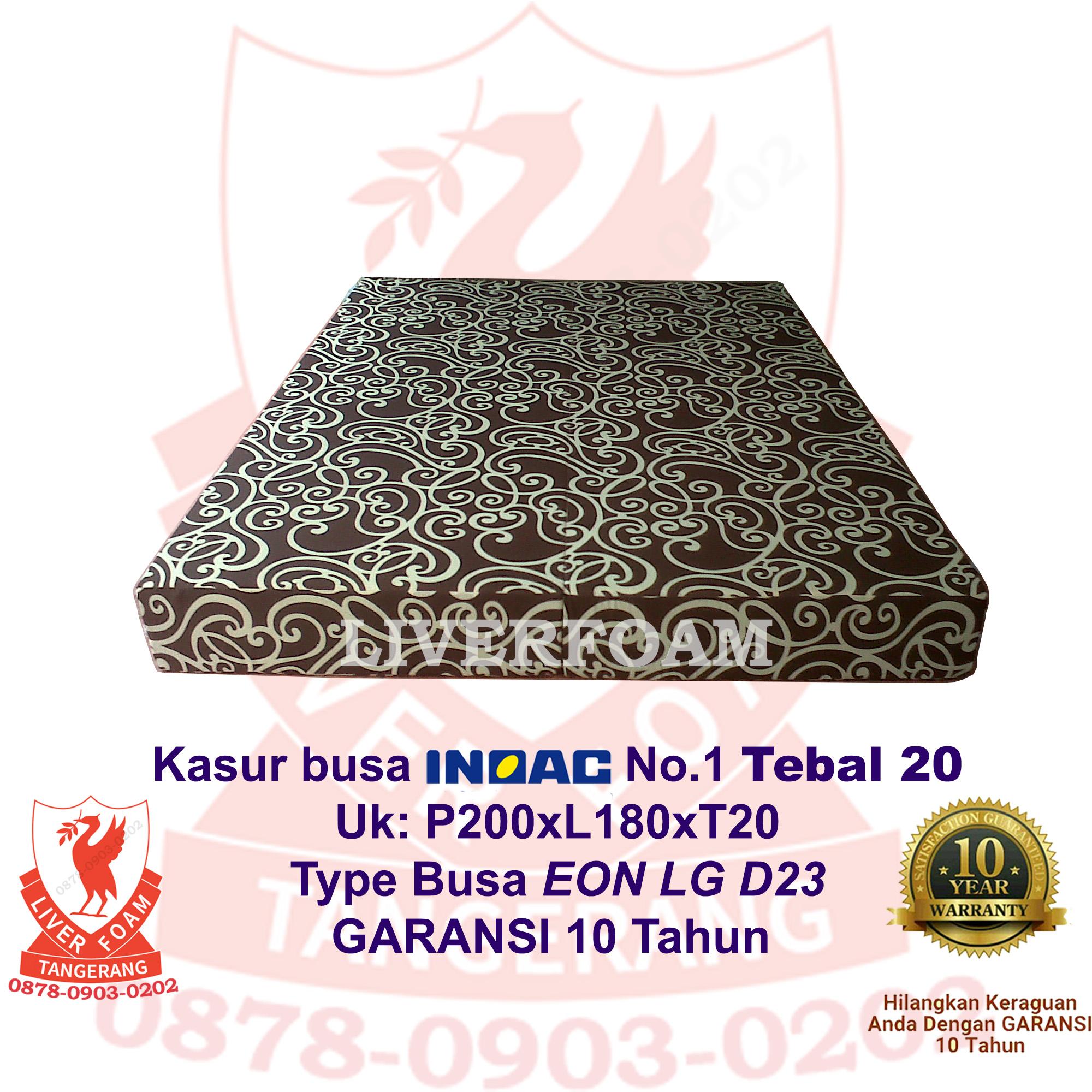 Kasur Busa Inoac No.1 Tebal 20 EON LG D23 Uk 200x180x20