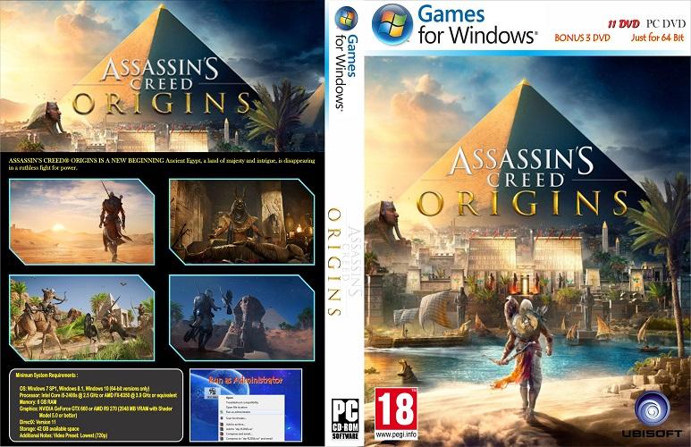 Assassin'S Creed Origin PC (Full Version - Versi 1.2.1 With 4 DLC)