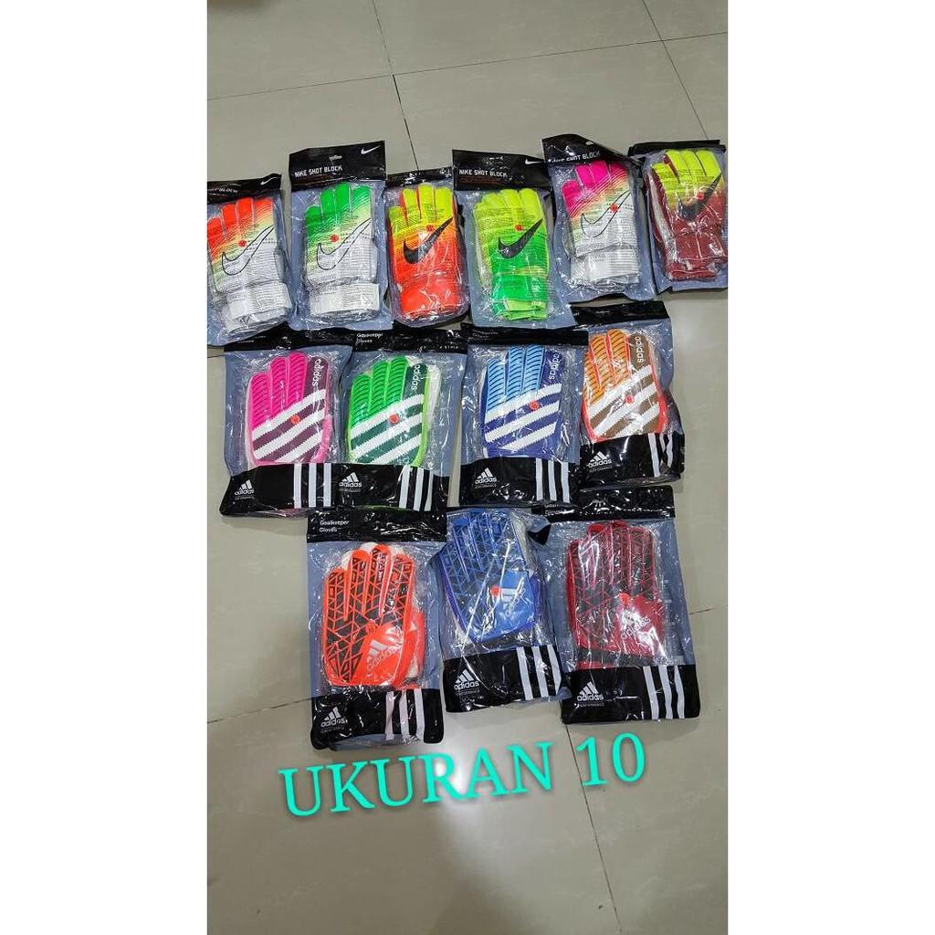 BEST SELLER!!! Sarung Tangan Kiper Bola Dan Futsal Adidas Nike Tulang