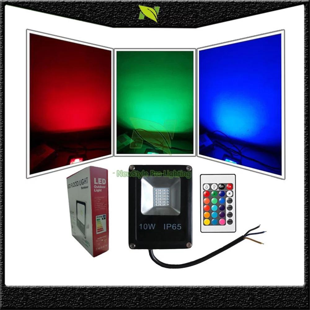 Lampu Sorot Led Tembak Taman Flood Light 10W RGB IP65