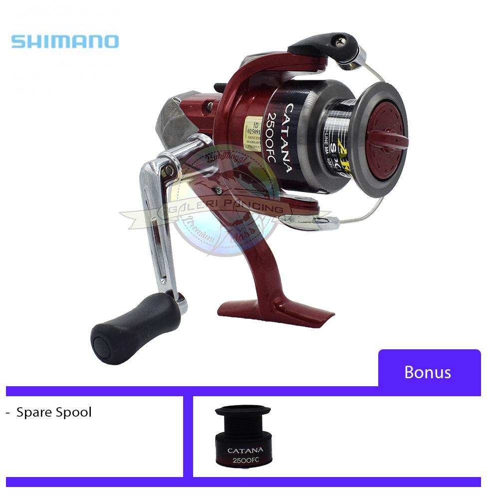 Reel Gulungan Pancing Shimano Catana 2500FC - Bonus Spare Spool