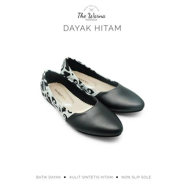 Sepatu Wanita The Warna Dayak Hitam