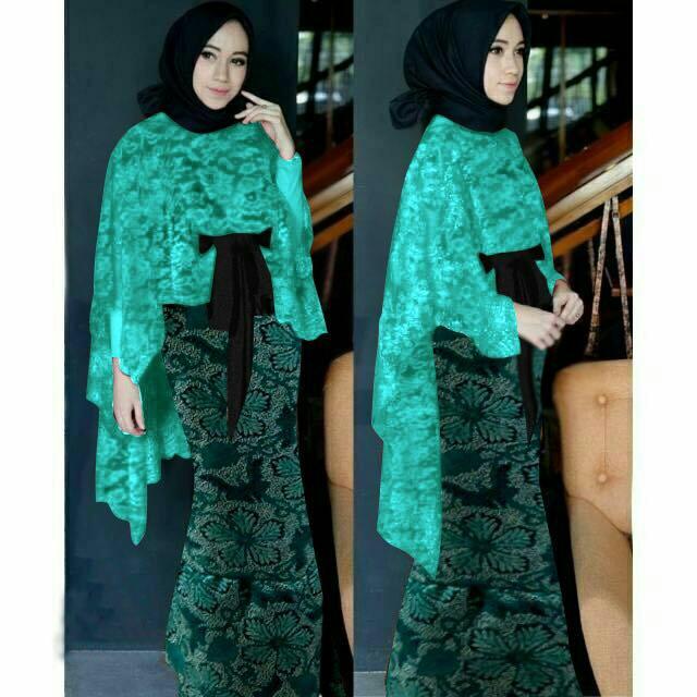 J&C Setelan Nafa Batik / Baju Kebaya / Kebaya Batik / Rok Batik Prada / Setelan Kebaya 2 in 1 / Baju Pesta / Kebaya Bruakt / Rok Panjang Batik / Rok Batik / Gaun Pesta / Kebaya Muslim