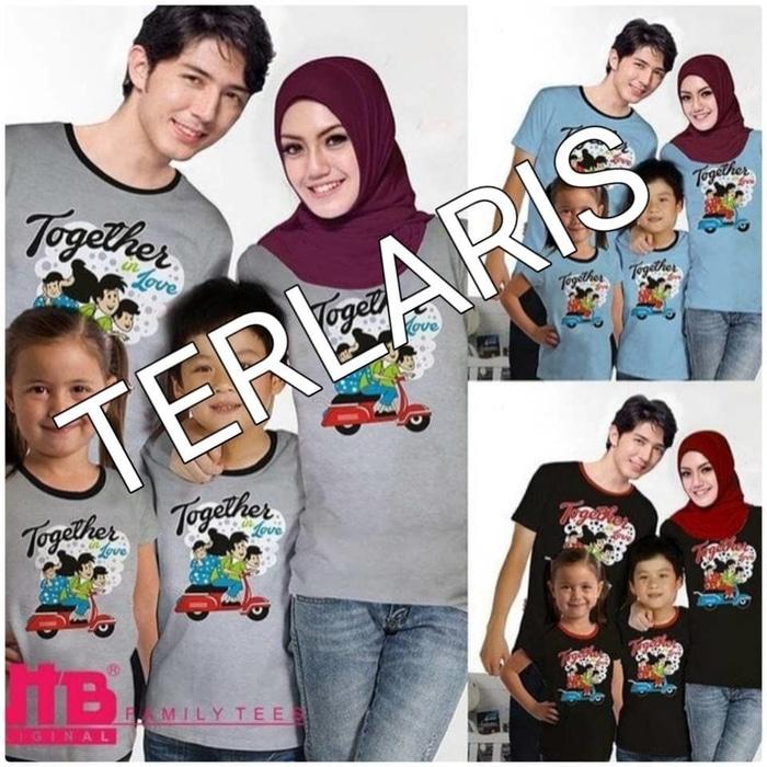 BAJU PASANGAN KELUARAGA / KAOS KELUARGA / KAOS AYAH BUNDA ANAK