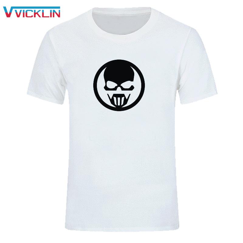 Jual Murah Keren Kustom Cetak Ghost Recon Katun T Kemeja Kasual Pria Lengan Pendek (Putih)-Internasional