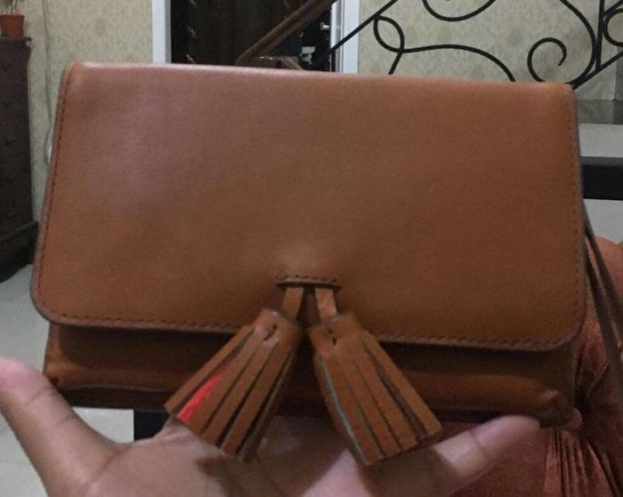 Jual Dompet Fossil original Amelia brown - oq4xn0