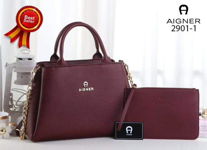 TAS WANITA BRANDED IMPORT AIGNER MODELISTA CIBILL 2901-1 MURAH