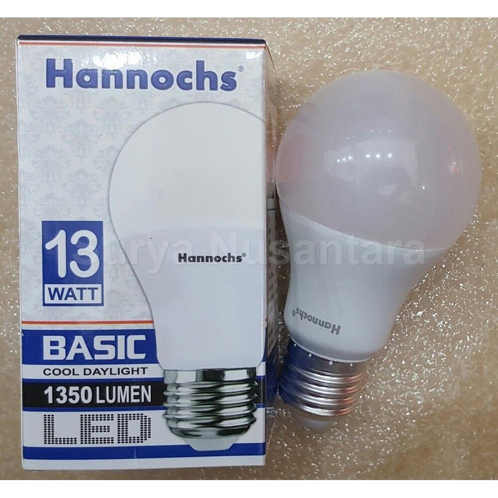 Lampu Led Hannochs Basic 13 w Bohlam Ledbulb 13 Watt Hemat Listrik Terang Bergaransi