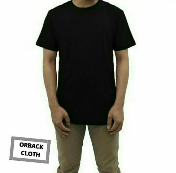 Kaos Oneck Lengan Pendek Hitam
