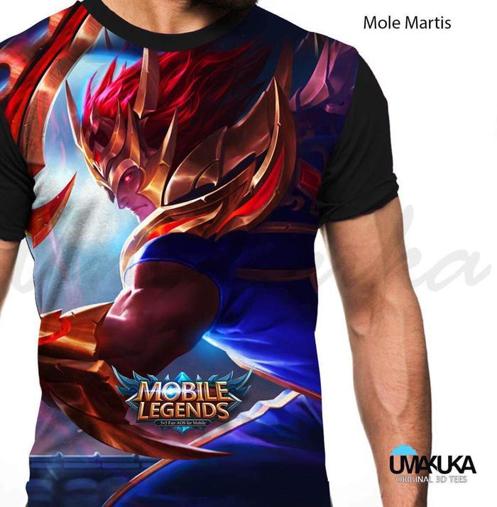Mole martis kaos game mobile legend 3d fullprint