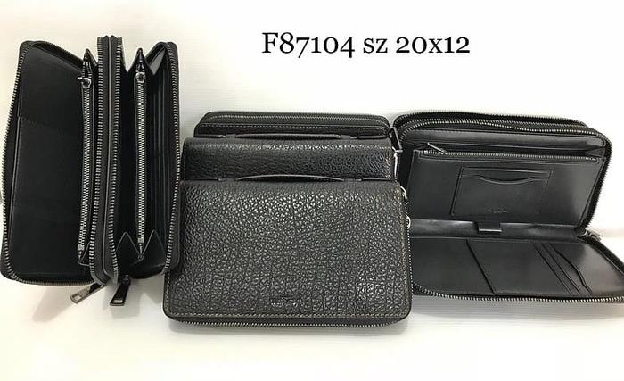 Tas Dompet Cowok Coach Original / Men Clutch Organizer Pebble Black
