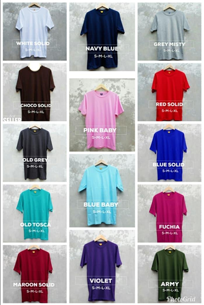 KAOS POLOS COTTON COMBED 30S
