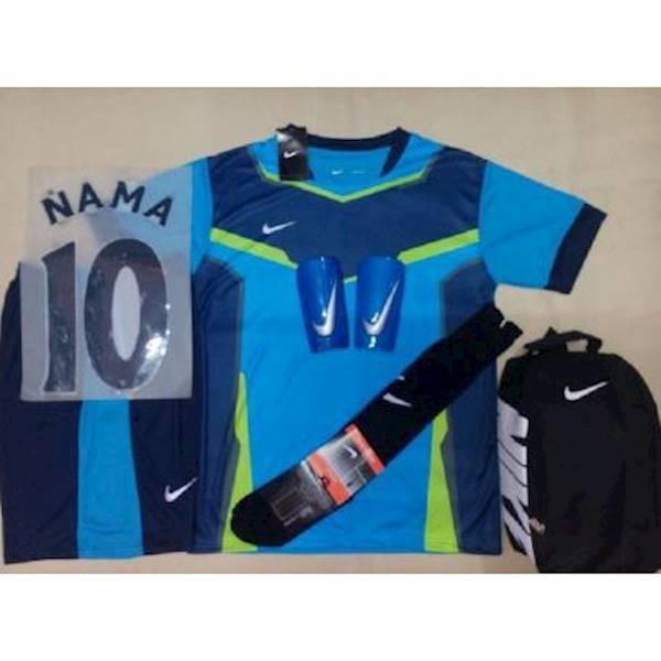 SETELAN BAJU FUTSAL BOLA NIKE PRINTING NK15 PRO BIRU - EWTQEG