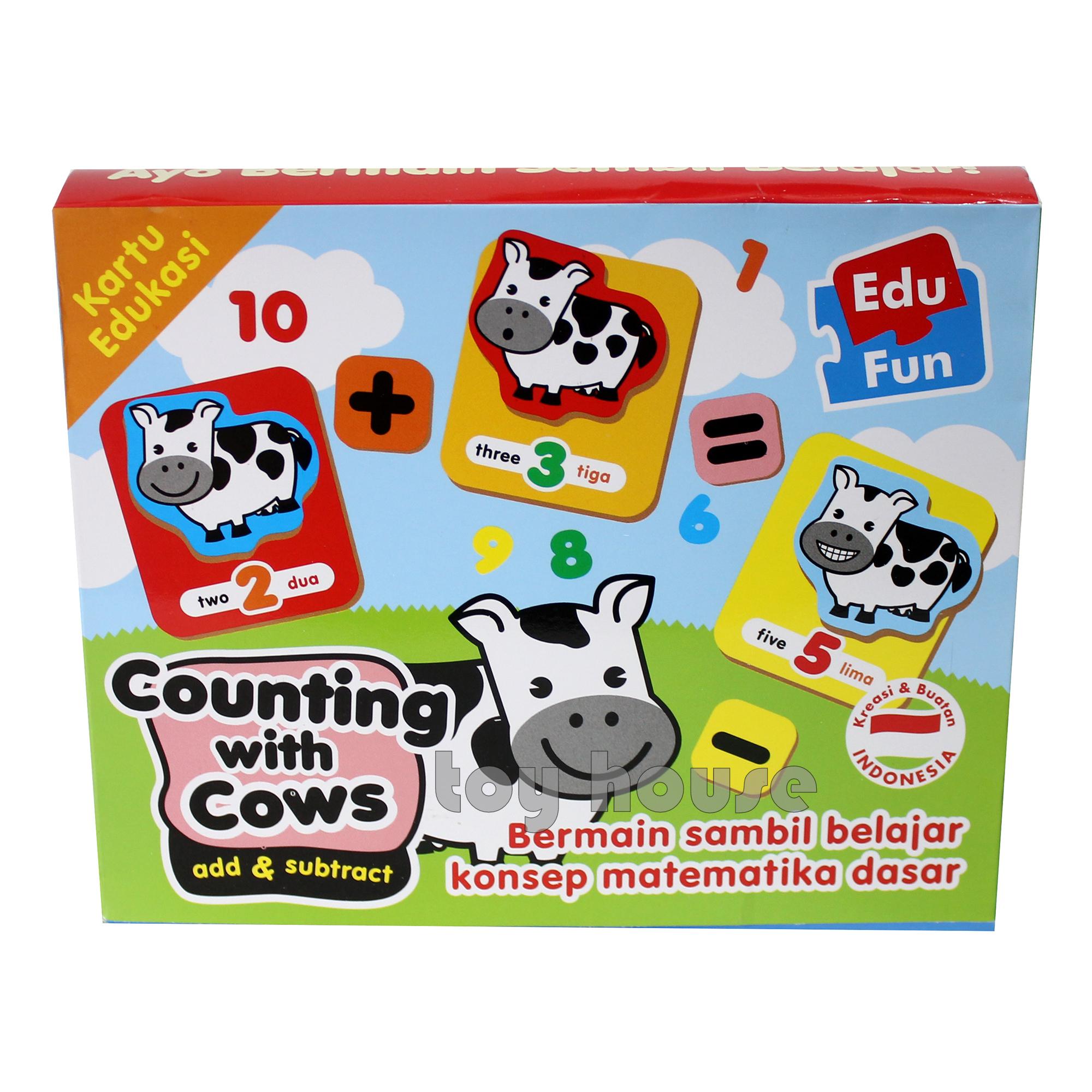 OBRAL MURAH Mainan Edukatif / Edukasi Anak - Counting with Cows Belajar Berhitung Import Murah