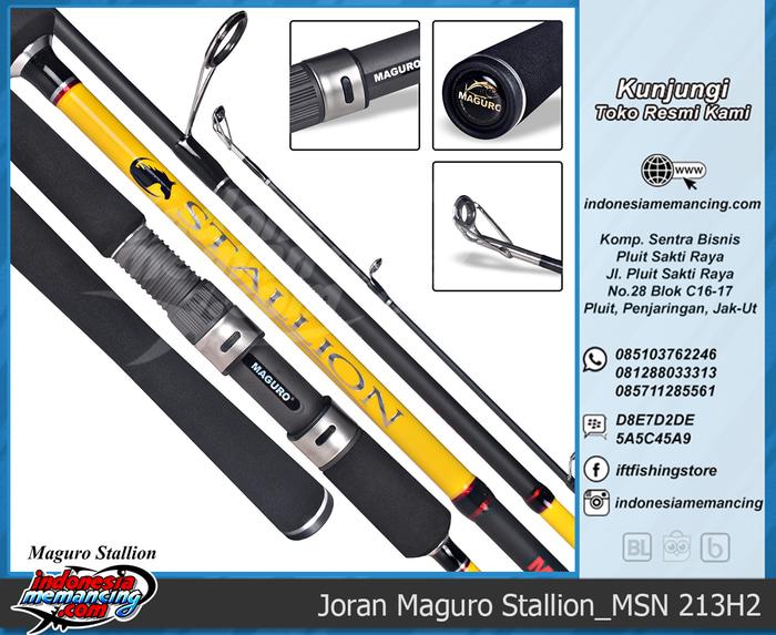 Joran Spinning Maguro Stallion 213H2 (Gagang Model Spinning) - HzIf2P