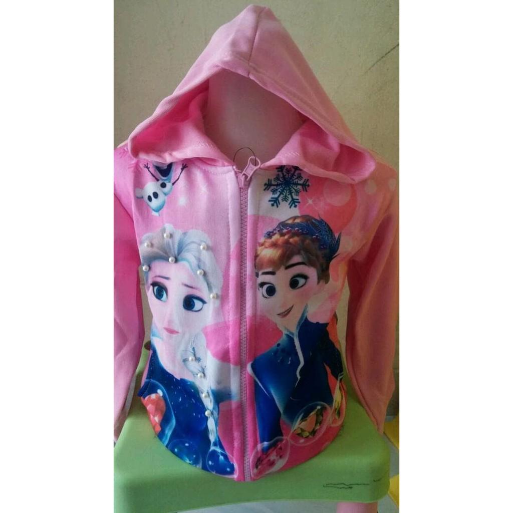 PROMO SALE JAKET ANAK FROZEN FEVER PINK SOFT FZ001XO