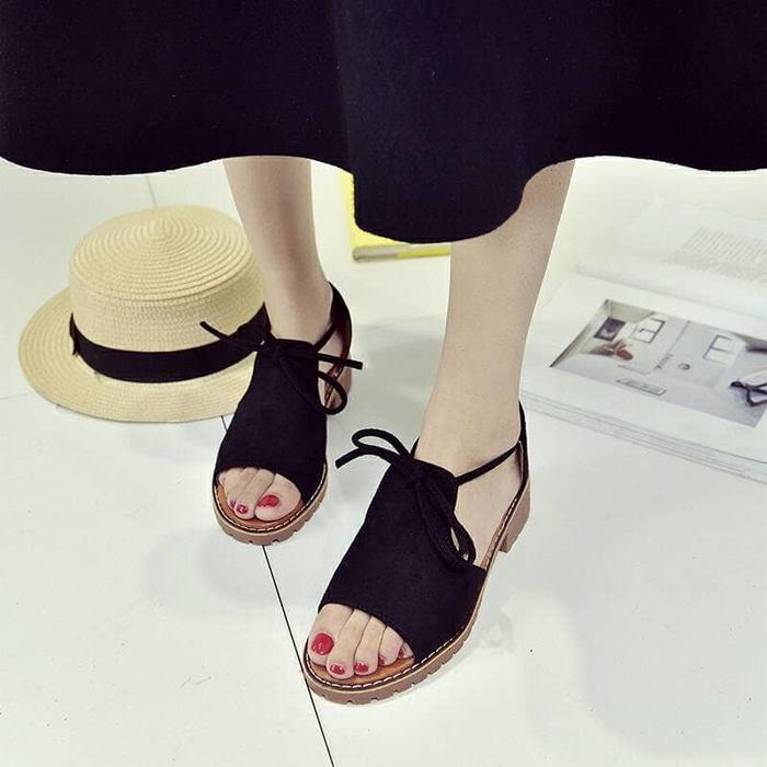 Clarisse - FLATSHOES OPENTOE PEGGY SOL KICKERS READY 3 WARNA