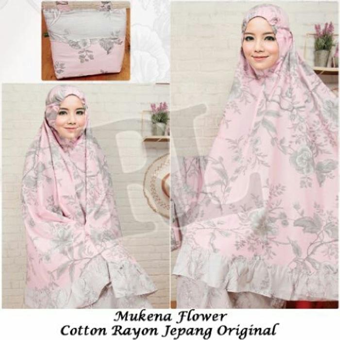 Mukena dewasa katun Jepang Flower pink RH /PERLENGKAPAN SHOLAT / ALAT SHOLAT / TELEKUNG / MUKENA / MUKENA DEWASA TERMURAH / MUKENA DEWASA BERKUALITAS / BEST SELLER / MUKENA KEKINIAN / MUKENA MURAH