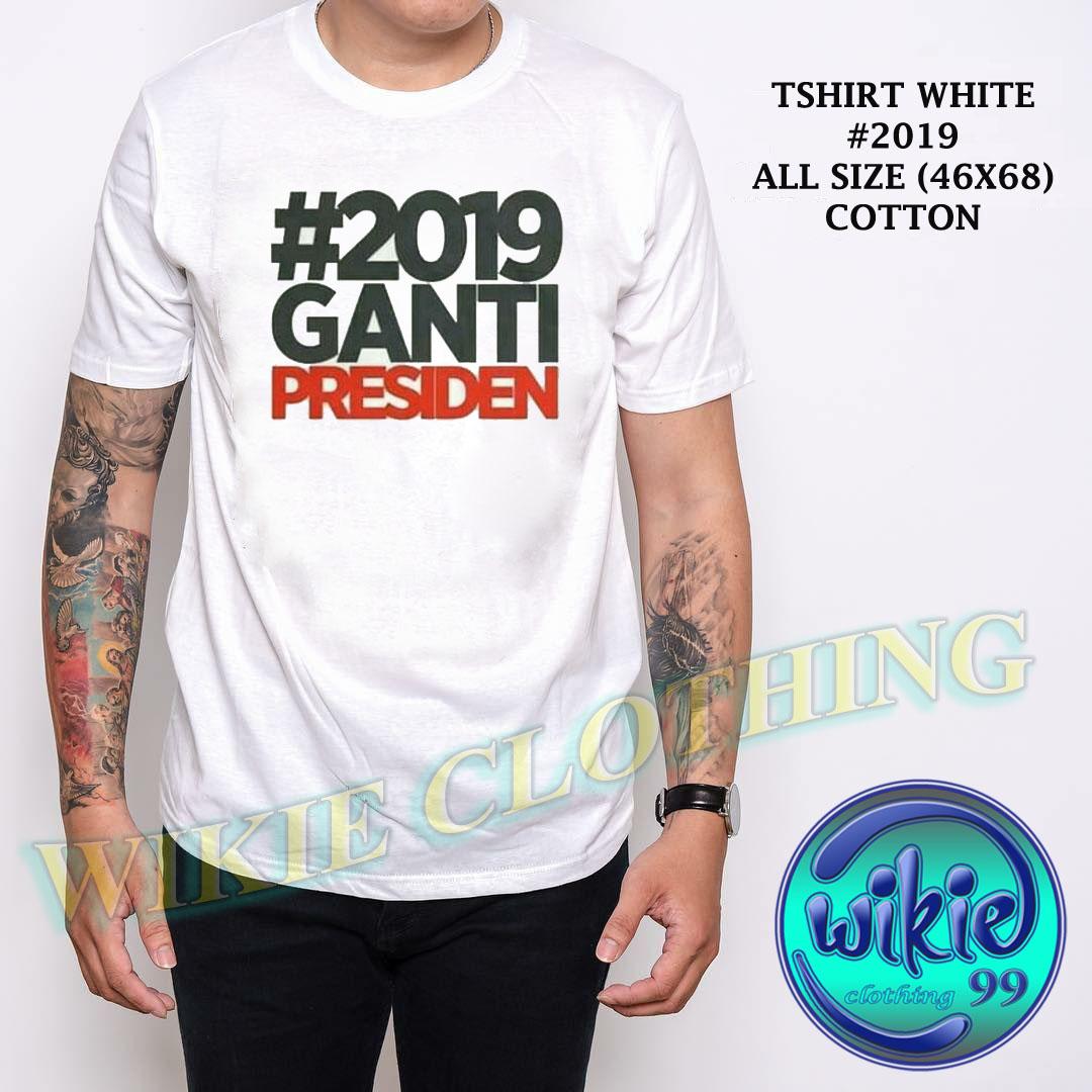 Rumah Fashion / #2019 GANTI PRESIDEN Kaos Distro Fashion T-Shirt Baju Pakaian #ganti Shirt Pria Wanita Cewe Cowo Lengan Murah Bagus Keren #gantipresiden2019 #gantipresiden Tulisan Kata-Kata kata #Ganti Gantipresiden Indonesia Jokowi Tagar 2019