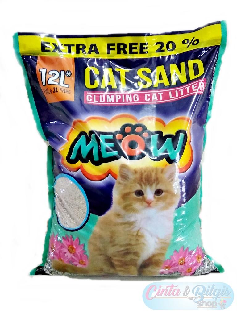 PASIR WANGI KUCING GUMPAL MEOW 12 LITER - LAVENDER